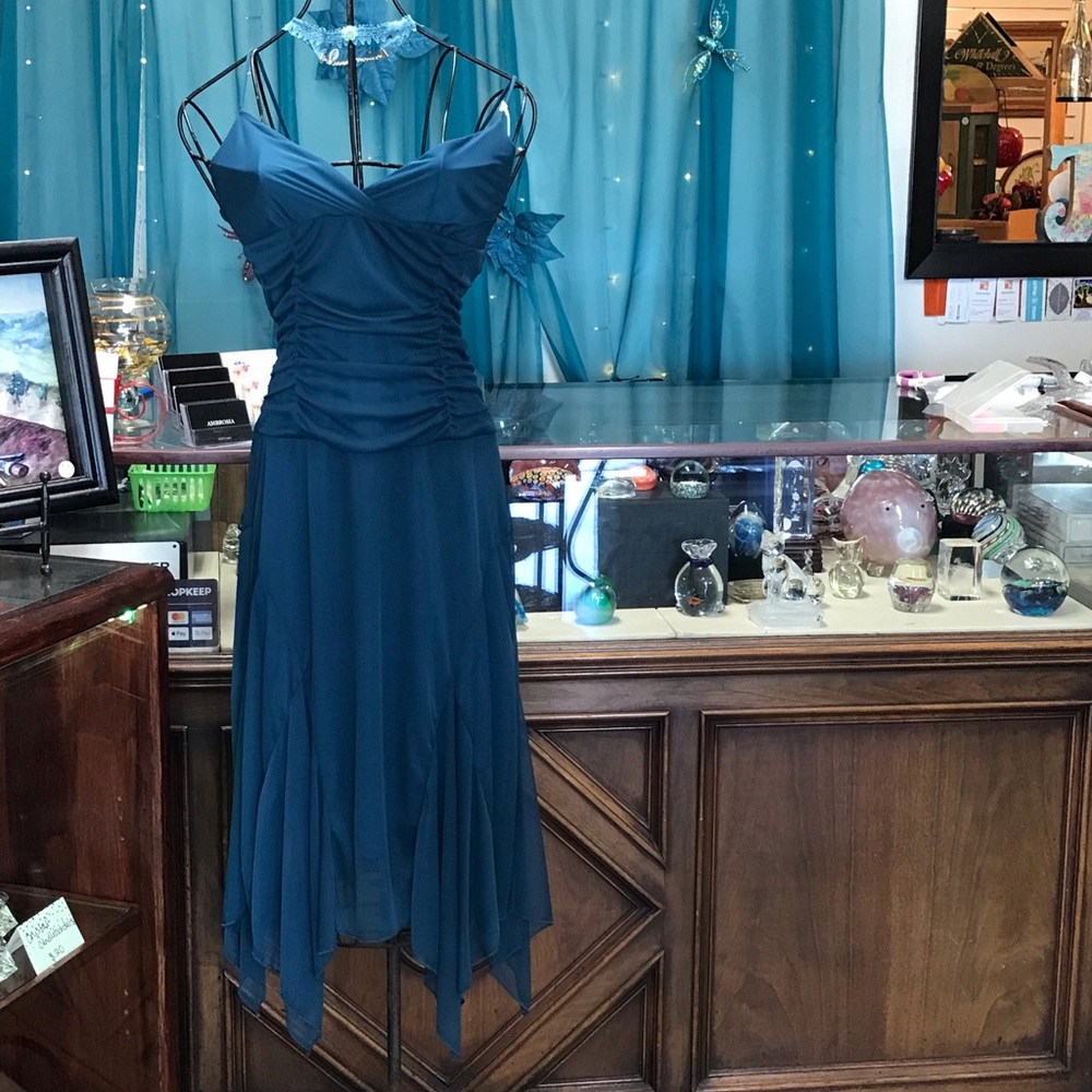 Teal Ruby Rox Dancing Dress (S)